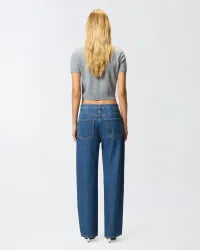 Jeans loose con spacco infondo