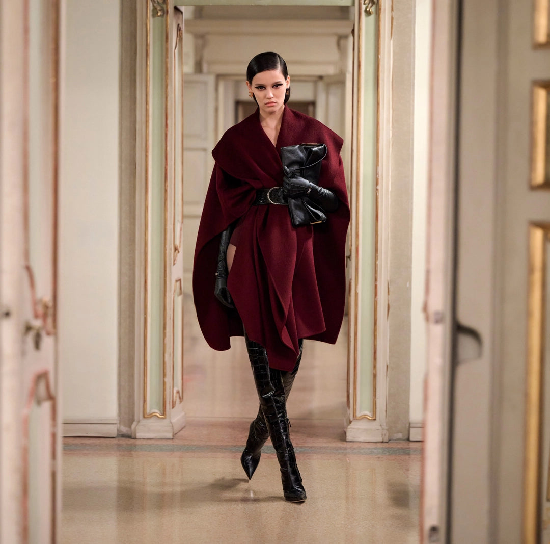 Mantella in panna di lana