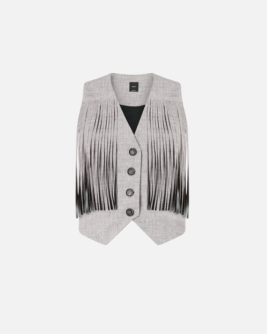 Gilet con frange
