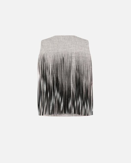 Gilet con frange