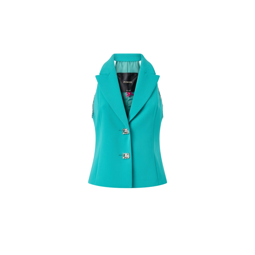 Gilet Canvas Tecnico con decoro