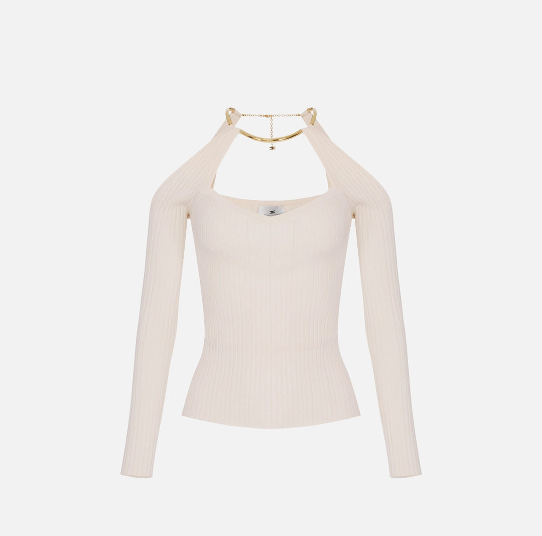 Maglia con dettaglio gioiello