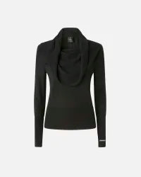 Maglia con scollo sciallato