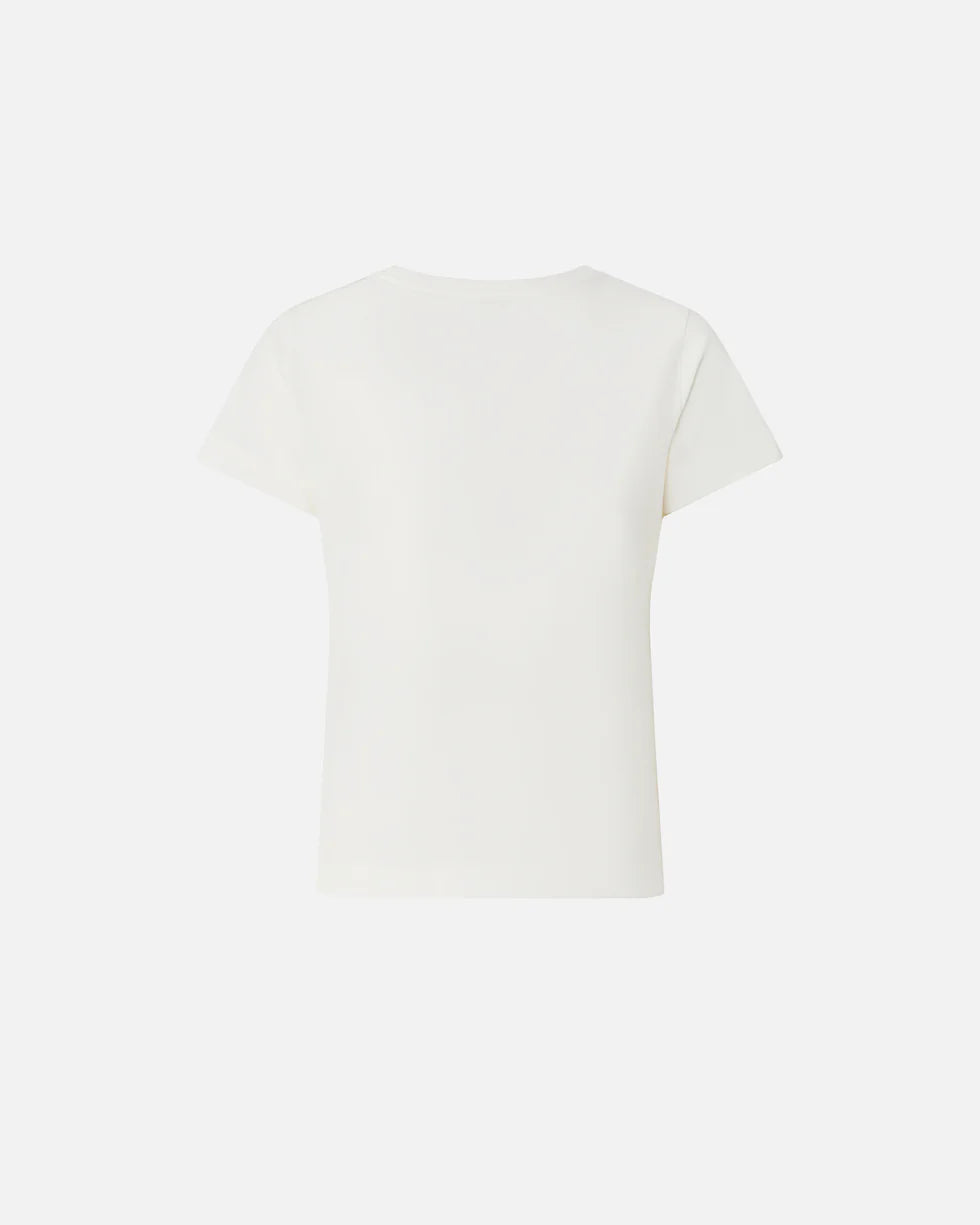 T-shirt con logo PINKO white