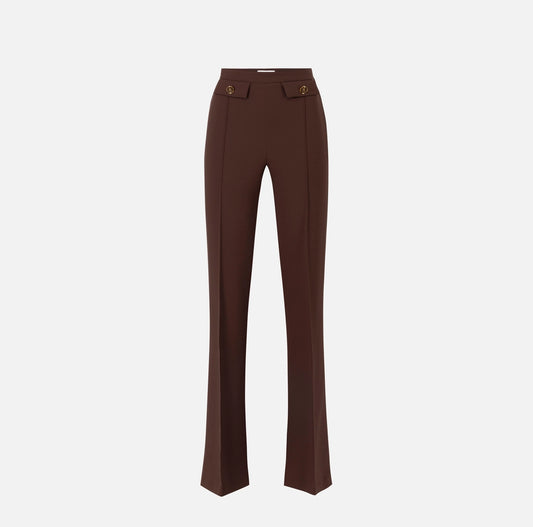 Pantaloni in doppio crepe