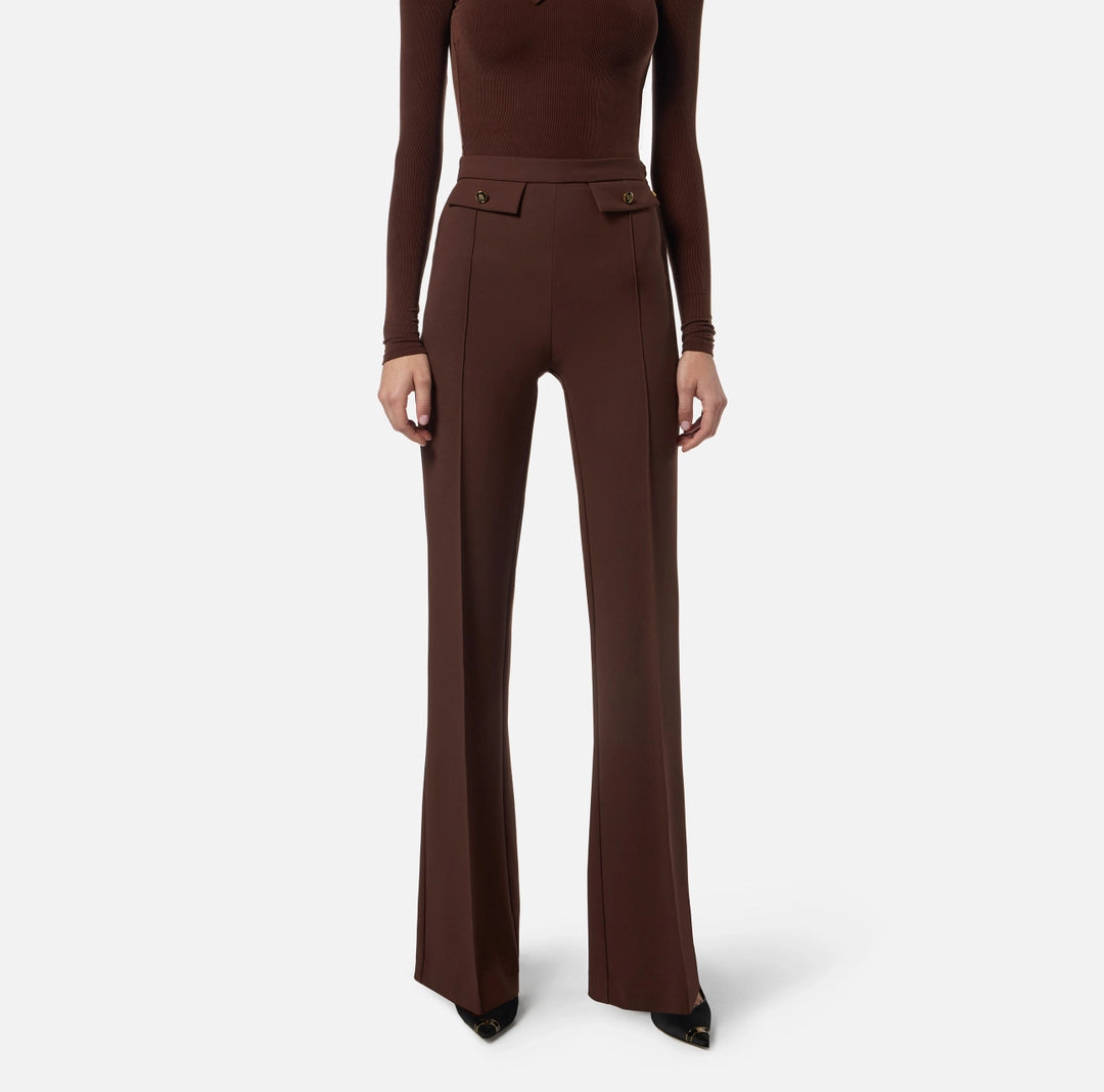 Pantaloni in doppio crepe