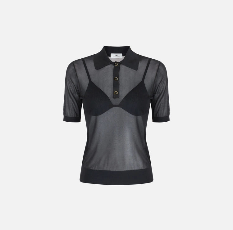 Polo in nylon con reggiseno