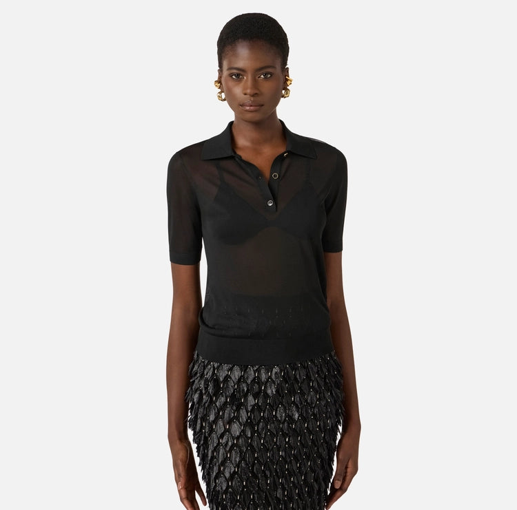 Polo in nylon con reggiseno