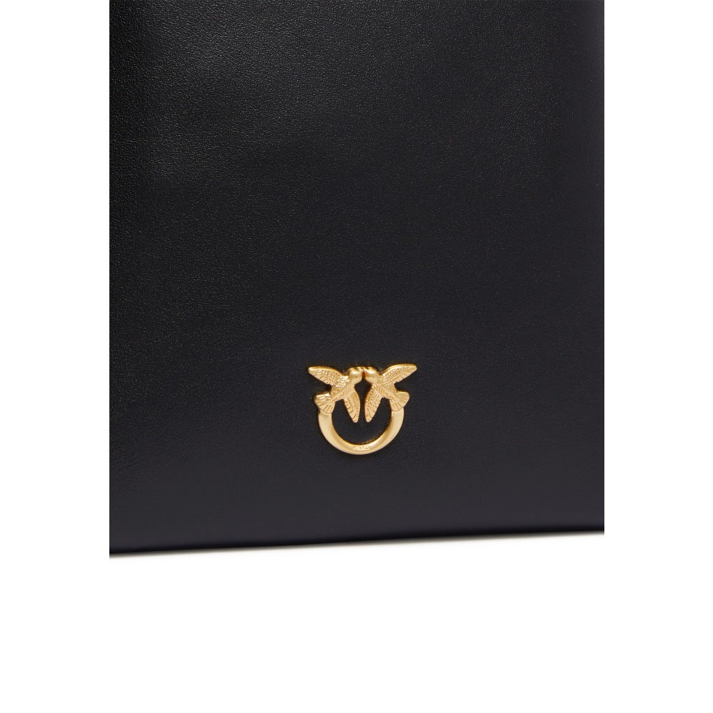 Bustina piatta a spalla piccola in pelle