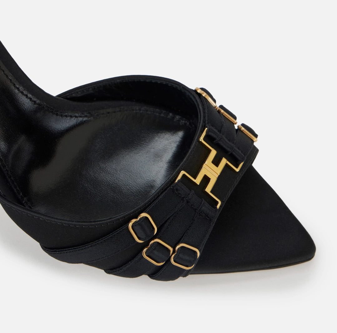 Mules in pelle